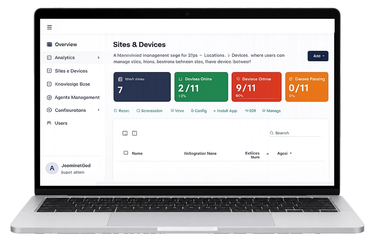 Sites & Devices